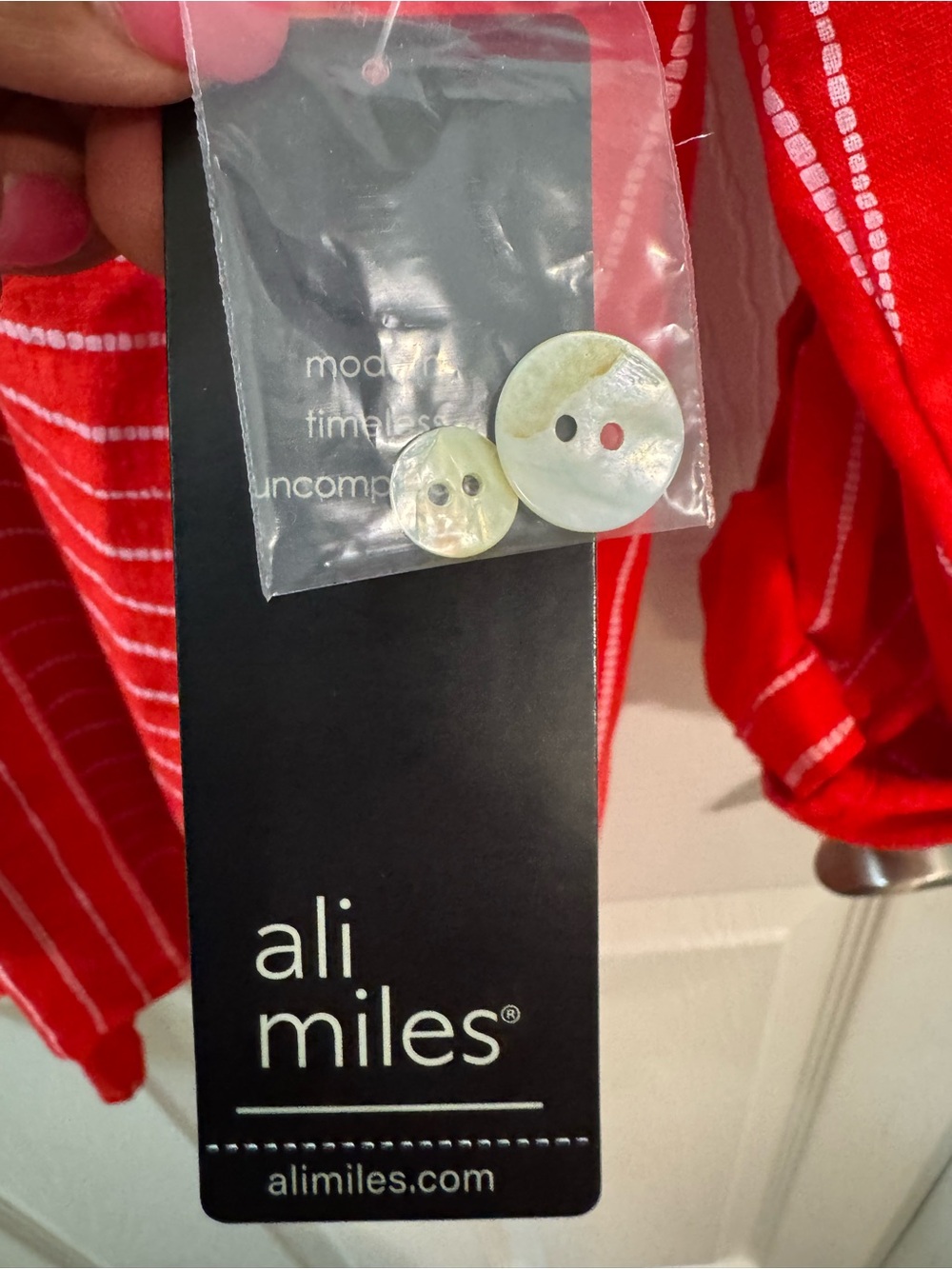 Ali Miles button down shirt size MP - Picture 6 of 12